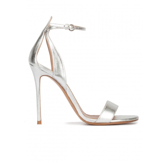 Buy Silver Heeled Sandals for Women by Paris Texas Online | Ajio.com