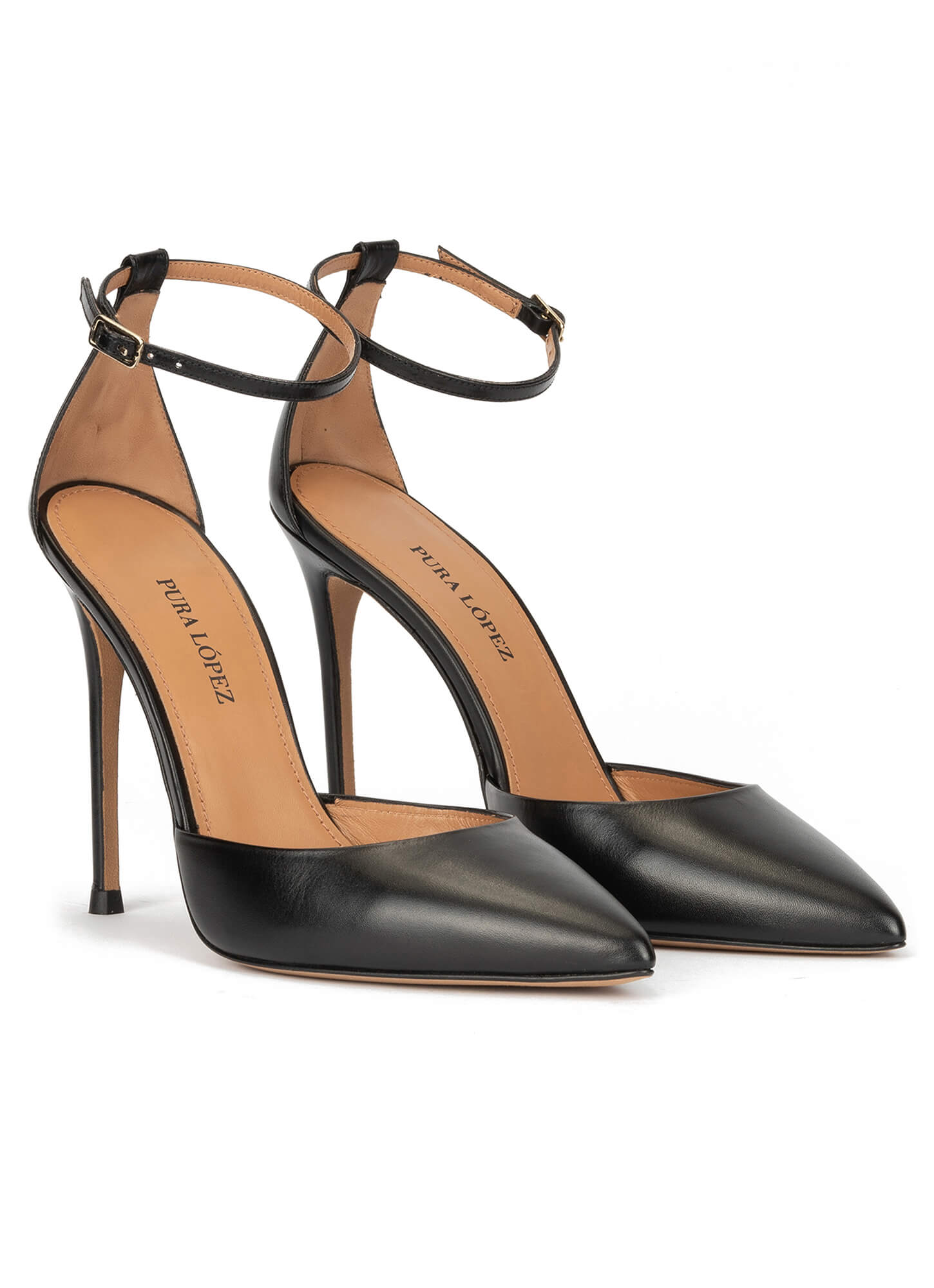 Buy Elle Women's Black Ankle Strap Stilettos for Women at Best Price @ Tata  CLiQ