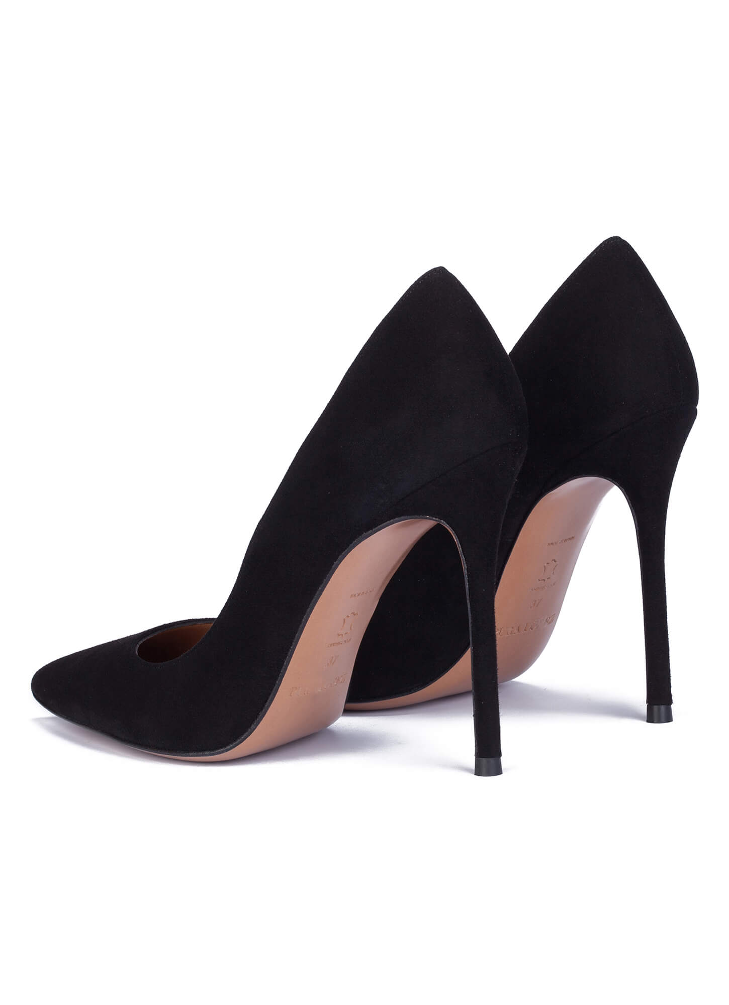 Where's That From Kyra Black Suede High Heel Pumps - Matalan
